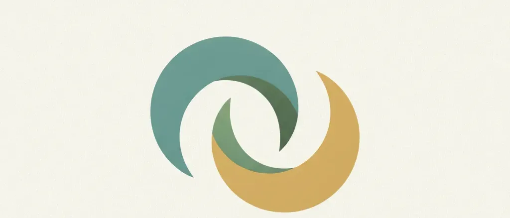 An abstract editorial symbol evoking "Runway near-miss", muted two-tone palette, flat vector.