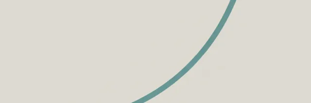 A simple growth chart line rising steadily from left to right against a soft grey background, flat vector illustration.