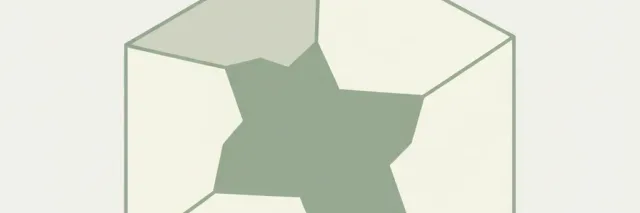 A pale shape with an irregular missing piece on a muted sage-grey background, flat vector illustration suggesting absence.